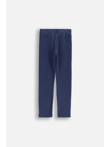 Thermo-Leggings mit langem Hosenbein in dunkelblau
