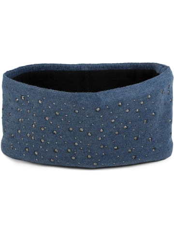 Feinstrick Stirnband in Blau