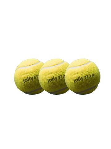 JollyStar Tennisbälle – Set mit 3 Stück für Training & Freizeit in Gelb
