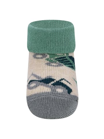 3er-Set Newborn Socken 3er Pack Kipper in salamander-beige mel.