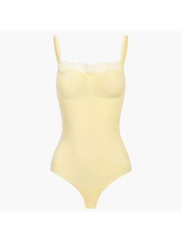 Figurformender Body mit String  in Babygelb