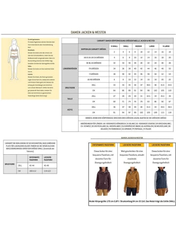 Steppjacke "Relaxed Midw. 105457" in Braun