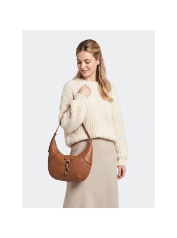 Ryker Schultertasche M Leder 44 cm cognac