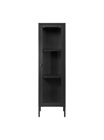 Vitrinenschrank Brisbane Schwarz 40 x 35 cm