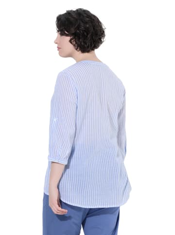 Tunika in zartblau