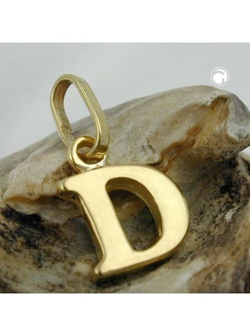 Anhänger 8x6mm 9Kt GOLD in gold