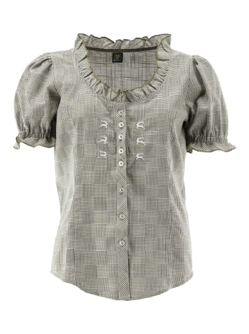 Trachtenbluse Yomira in oliv
