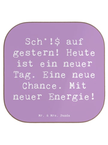 Untersetzer Spruch Selbstzweifel Neuanfang mit ... in Lavendeltraum