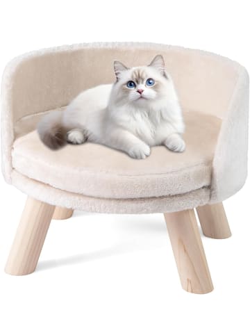 Katzensofa Indoor 42 x 42 x 33 cm in Beige
