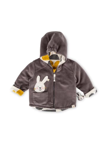 Wendejacke wattiert Schneehase in grau