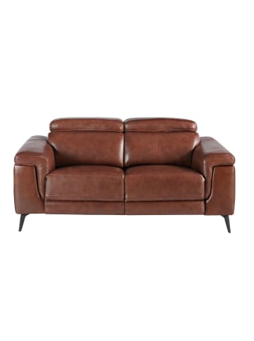 Relax-Sofa 6116 in Braun / Schwarz