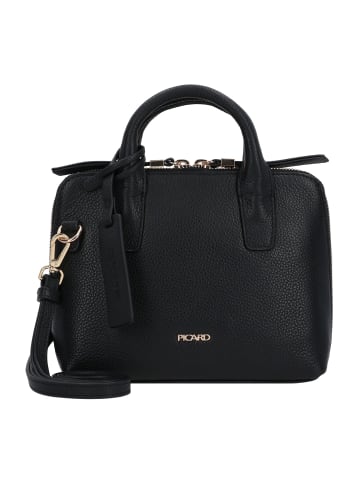 Java Handtasche Leder 20 cm schwarz