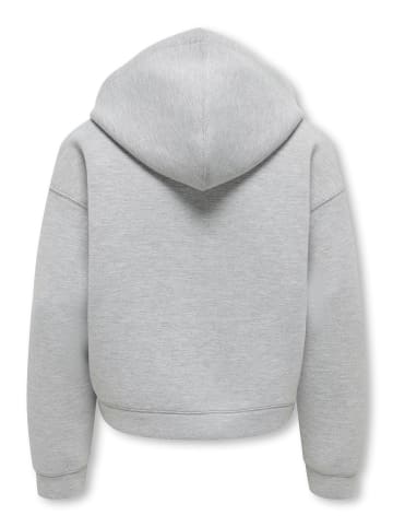 Kapuzenpullover in Light Grey Melange