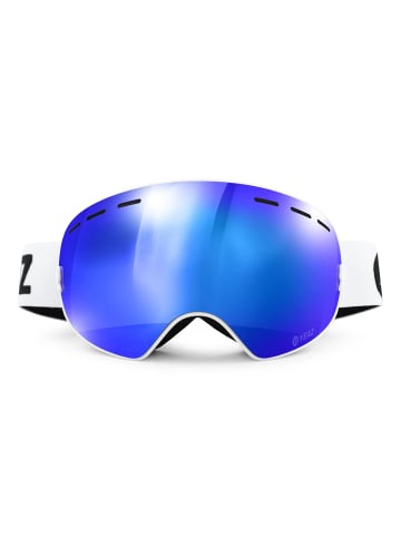 XTRM-SUMMIT Ski- Snowboardbrille verspiegelt in weiß