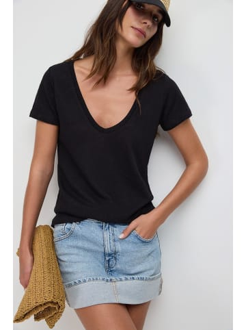 Shirt in Schwarz