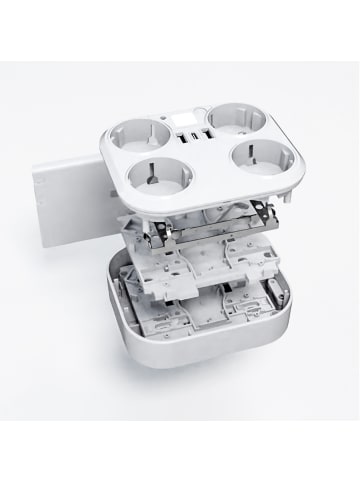 Wozinsky WRS-2B Mehrfachsteckdose 4000W, 4x AC, 4x USB & Lampe