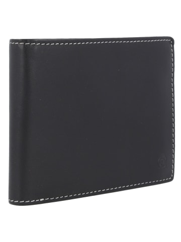 Dallas Geldbörse RFID Schutz Leder 13 cm schwarz