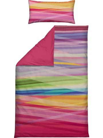 Mako-Satin Bettwäsche in bunt