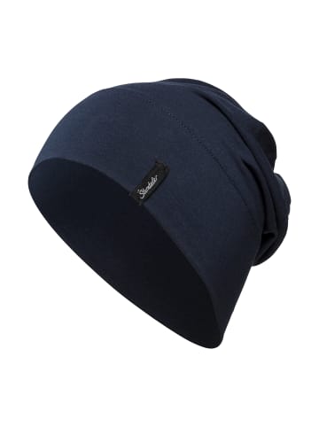 OCS Beanie uni in marineblau