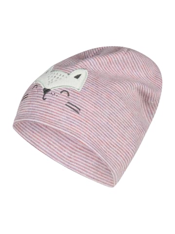 Beanie Katze in lila melange