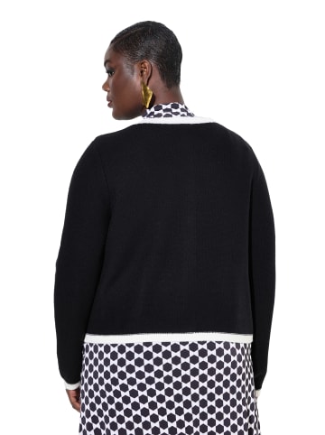 Strickjacke in schwarz