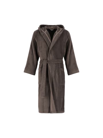 Cawö Home Bademäntel Herren Kapuze Uni 829 pepper - 37 in pepper - 37