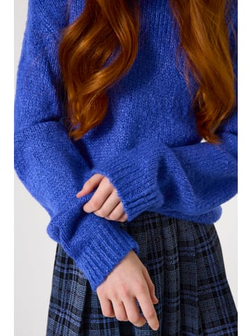 Strickpullover in cobalt sky