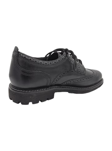 Mokassins Schnürschuhe in Schwarz