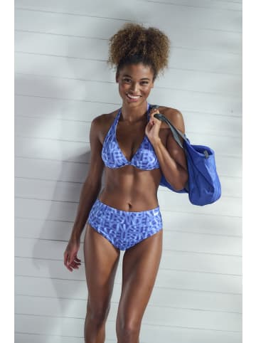 Bügel-Bikini-Top in blau