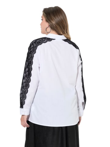 Bluse in schneeweiß