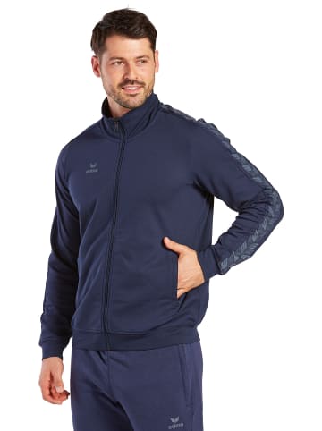 Herren Essential Team Tracktop Jacke in new navy/slate grey