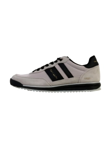 Leder-Sneaker Grau