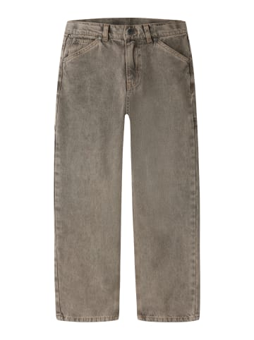 NKMRYAN STRAIGHT JEANS 4525-IM L in medium brown denim