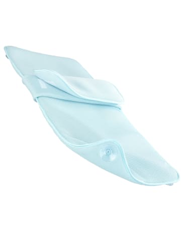 Badewannenmatte mit Kissen in Blau - Eisblau