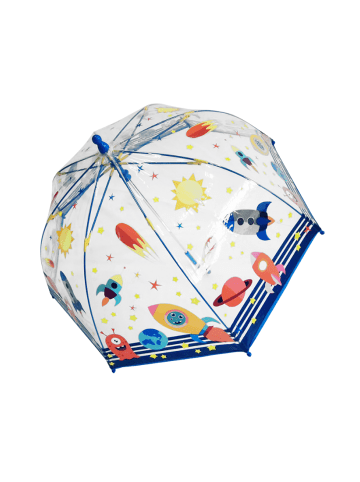 Kinder Regenschirm Weltraum in Mehrfarbig