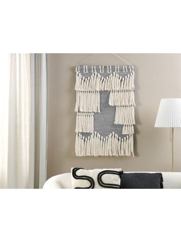 Wandbehang MAHRI in Grau/Beige - (W) 60 x (H) 106 x (L) 1 cm Vertikal