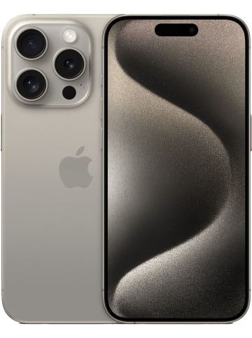 Apple iPhone 15 Pro 256GB refurbished in Titan Natur