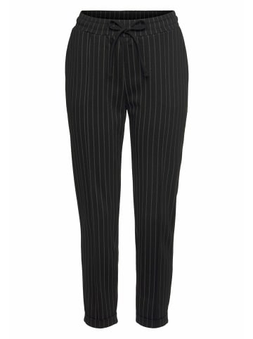 Jogger Pants in schwarz-weiß-gestreift