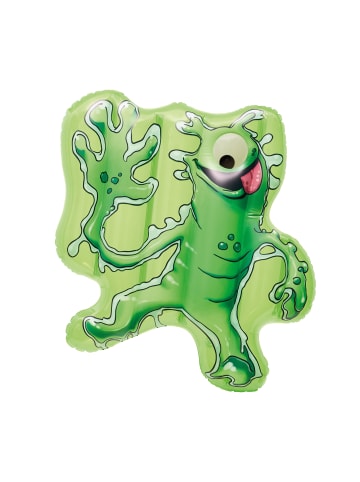 Kinderluftmatratze Monsterstarker Glibberklatsch 65x64x13cm in grün