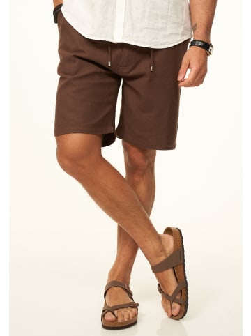 Shorts - für Herren als luftig leichte Sommershorts - Kurze Hose in Braun