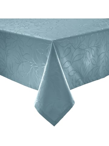 Jacquard, Baumwollmischung Outdoor-Tischdecke Terrassa in eisblau