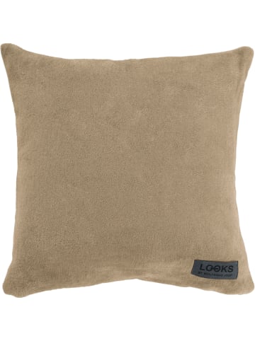 Jacquard, Baumwollmischung Wendekissenhülle in natur/beige