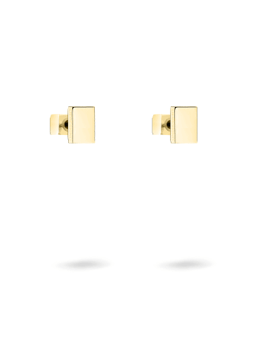 Ohrstecker Plates in gold