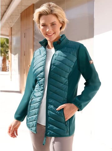 Softshell-Jacke in petrol
