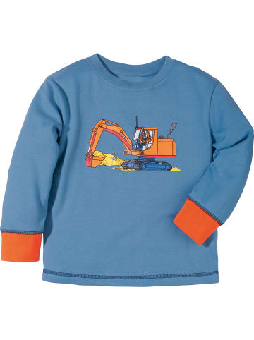 Interlock-Jersey Kinder-Schlafanzug 2er-Pack in rauchblau/marine