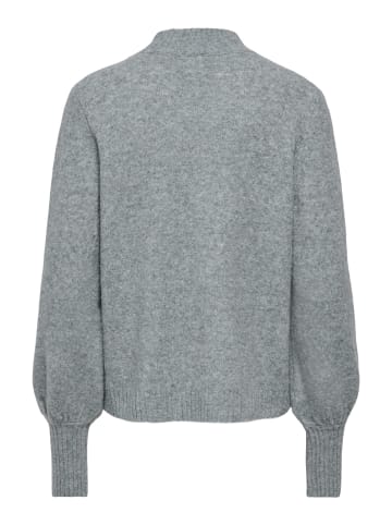 Strickpullover in Medium Grey Melange