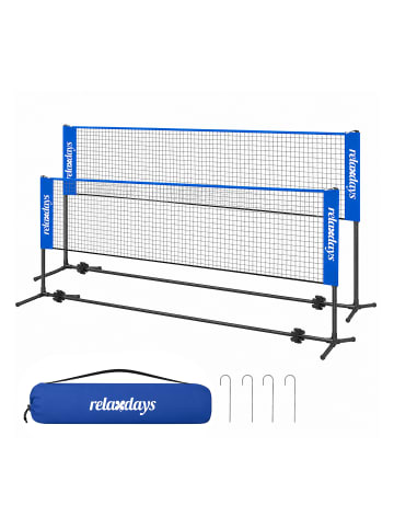 Badmintonnetz in Blau/ Schwarz - 4 Meter
