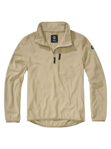 Fleece Zipthrough in camel