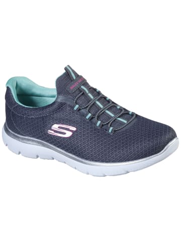 Freizeitschuhe in marineblau/türkis
