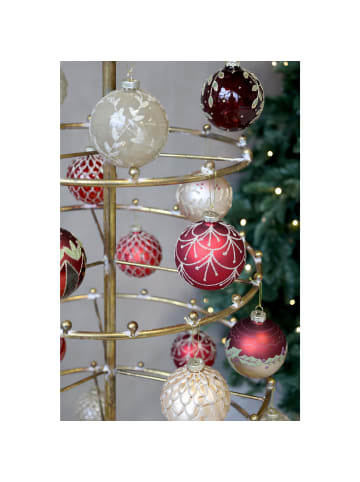 Aufsatz Weihnachtsbaum auf Fuß in bronze